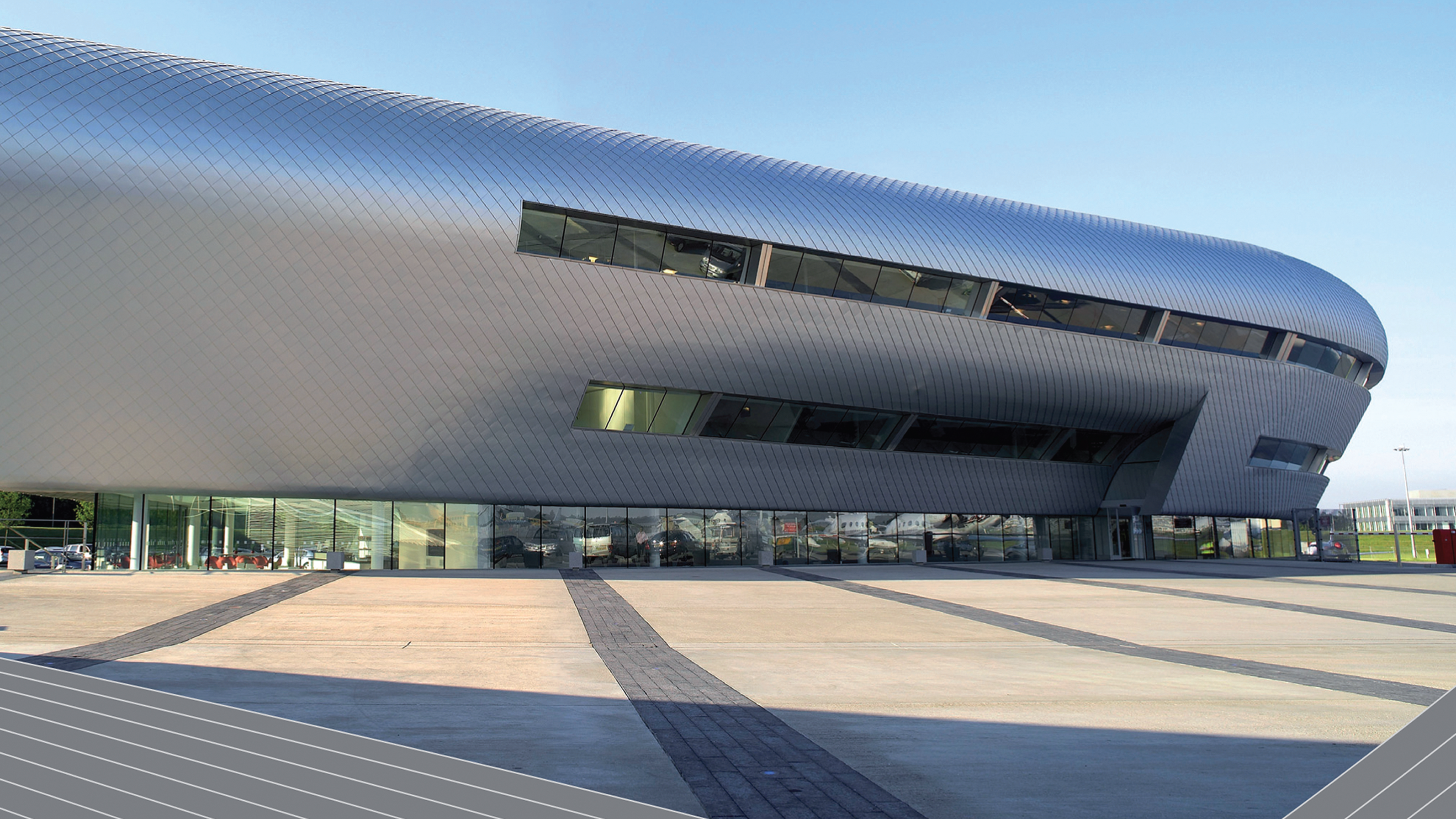 Farnborough Airport building exterior