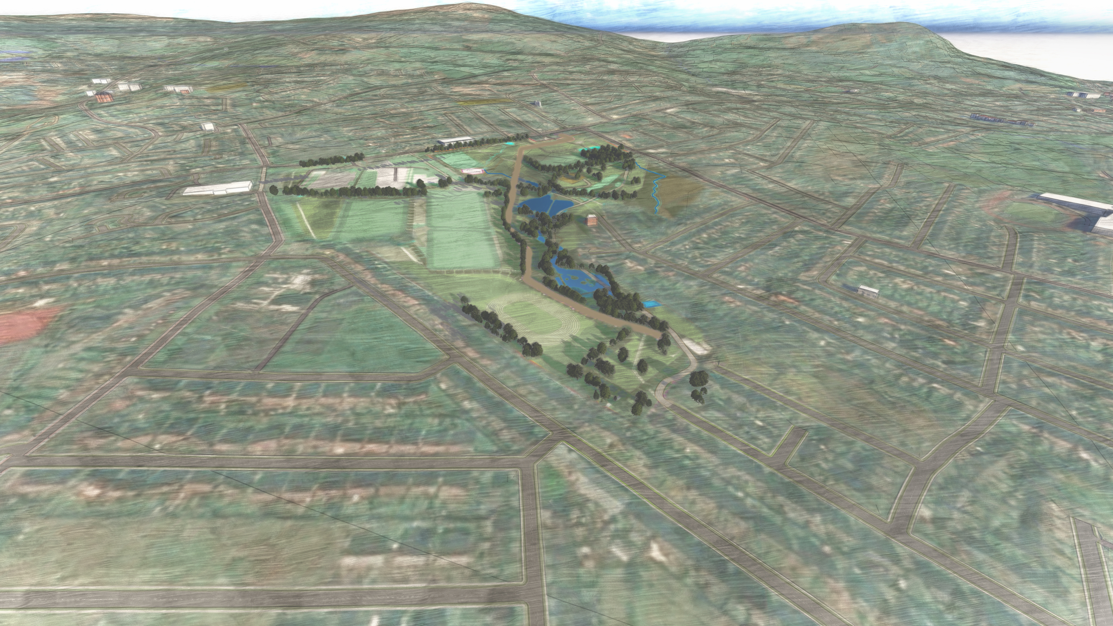 Visualisation of the Strategic Drainage Infrastructure in the Greater Belfast area