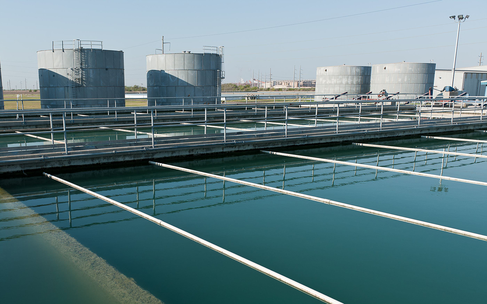 Water treatment plant. Water management