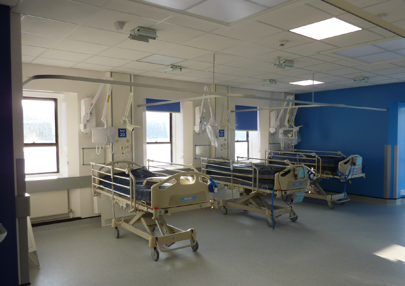 New refurbished wards with multi-bed facilities and an en-suite