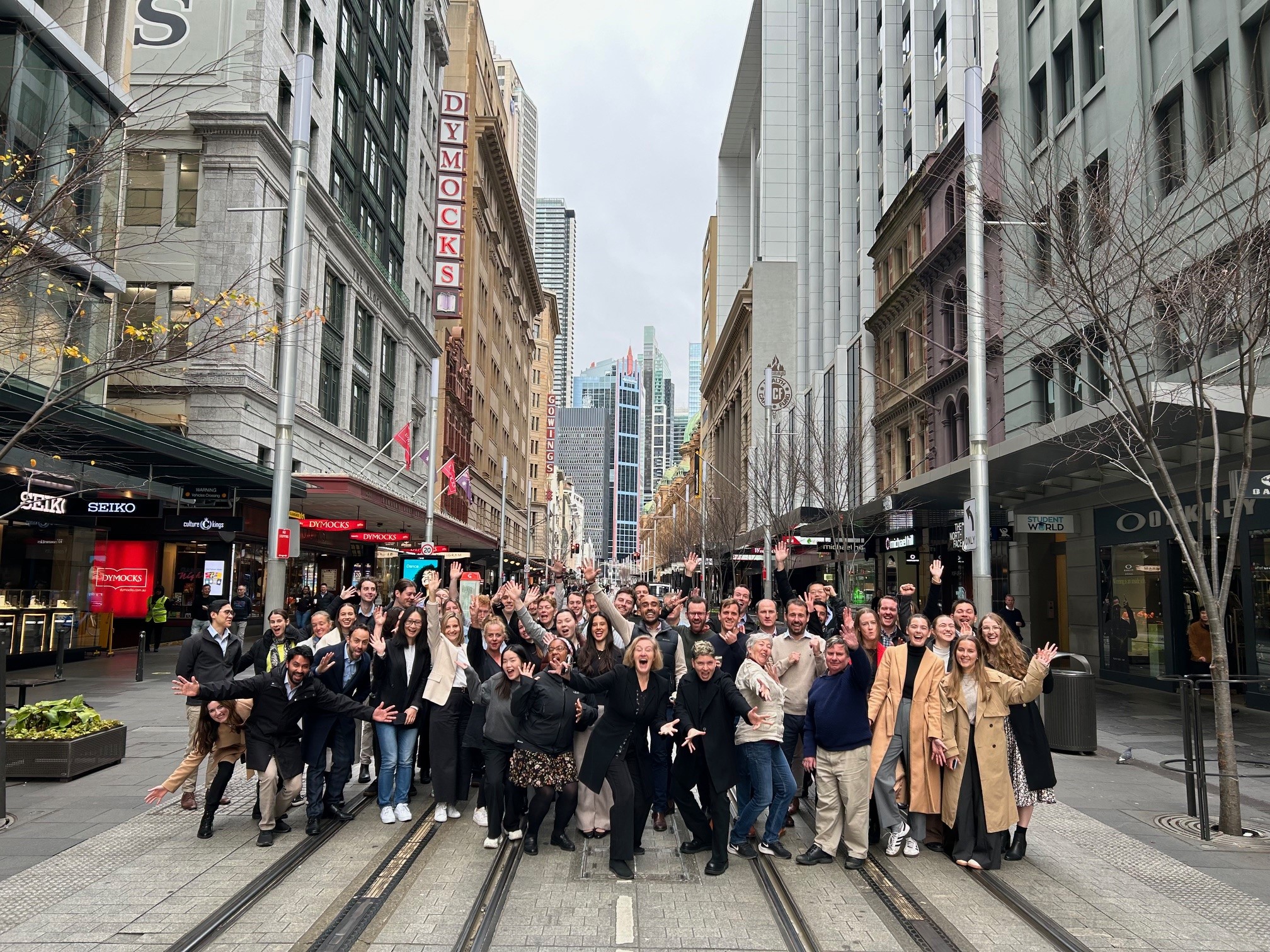 RPS Sydney team, on Pitt Street, Sydney, Australia 