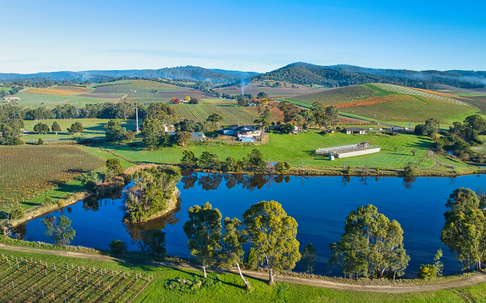 View of an Australian water catchment