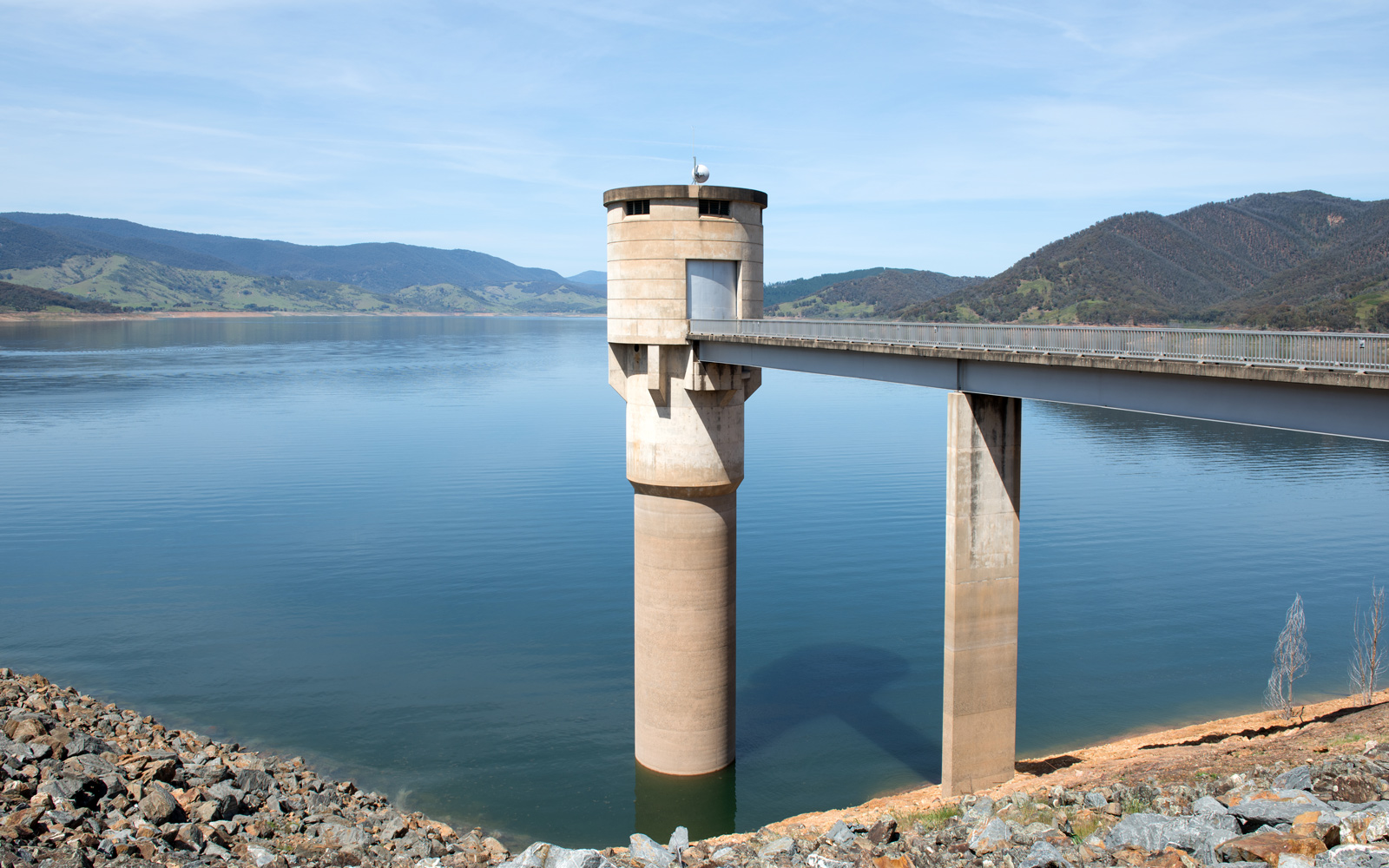 View of an Australian dam