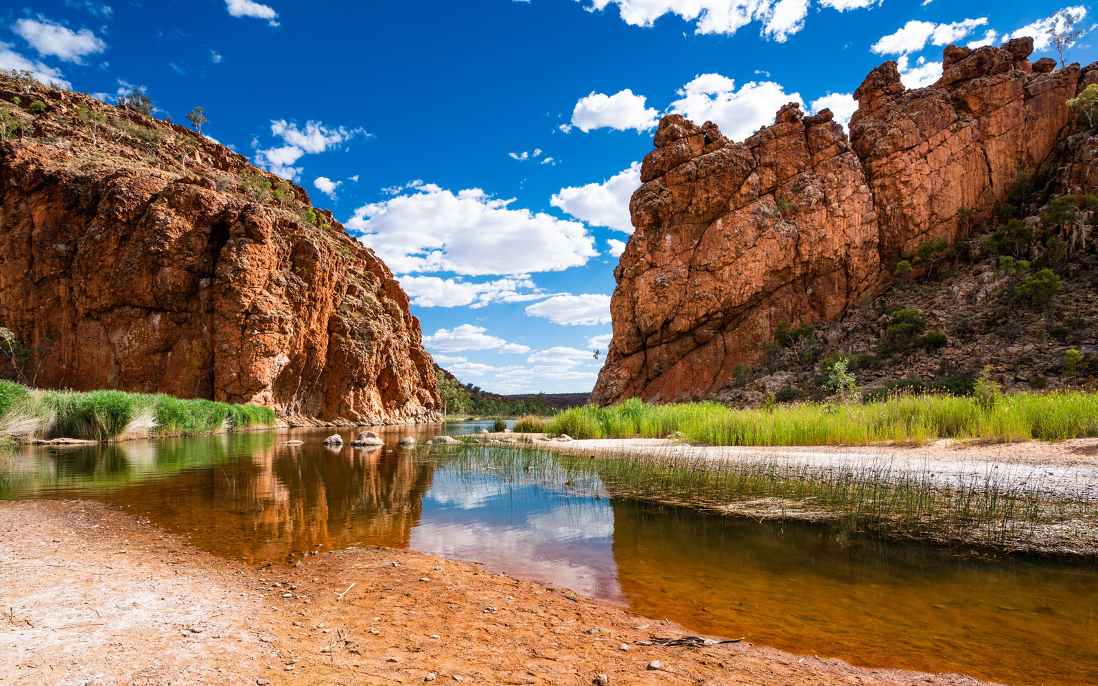 An outback watering hole in Australia