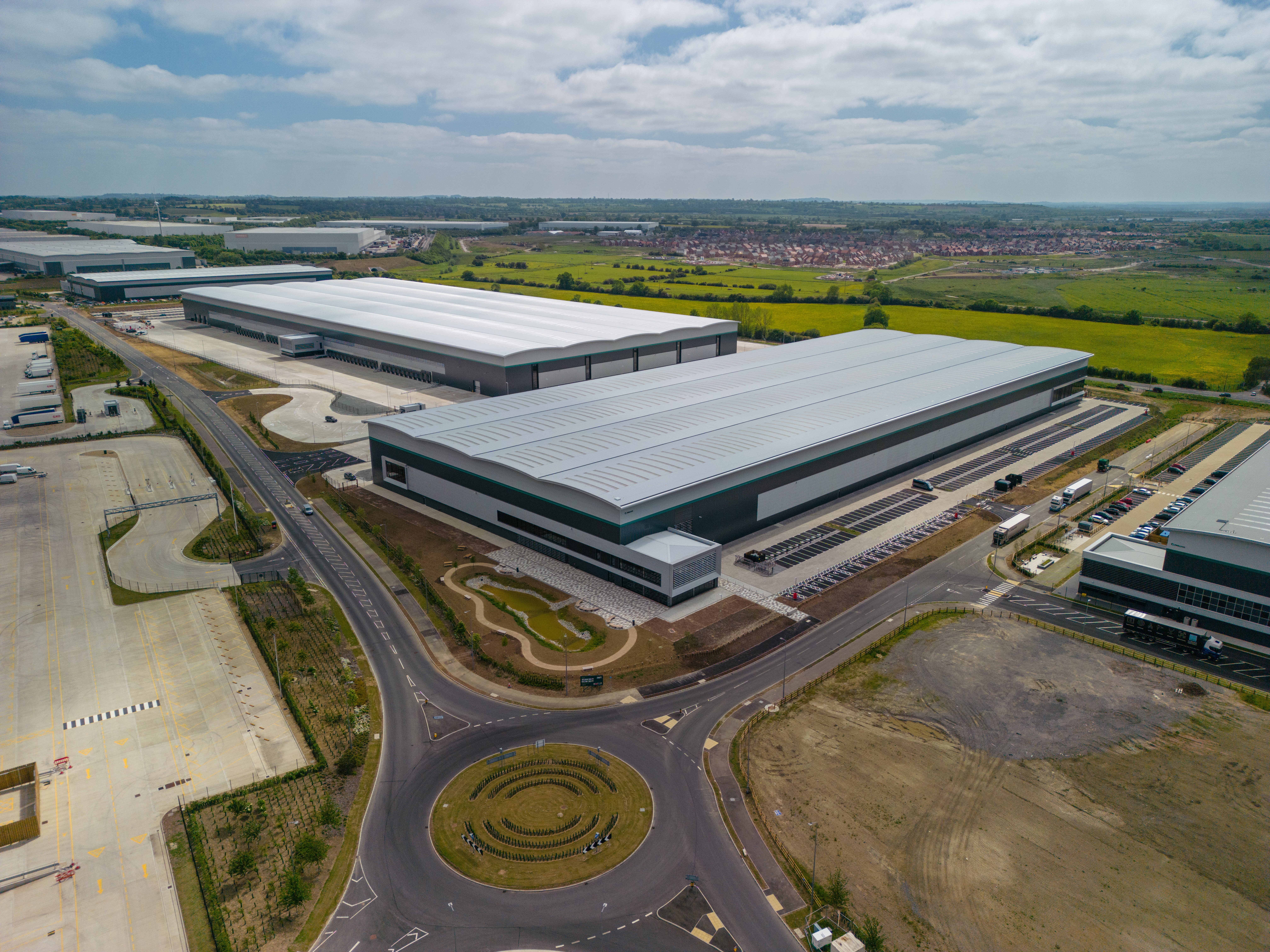 Aerial view of DIRFT infrastructure