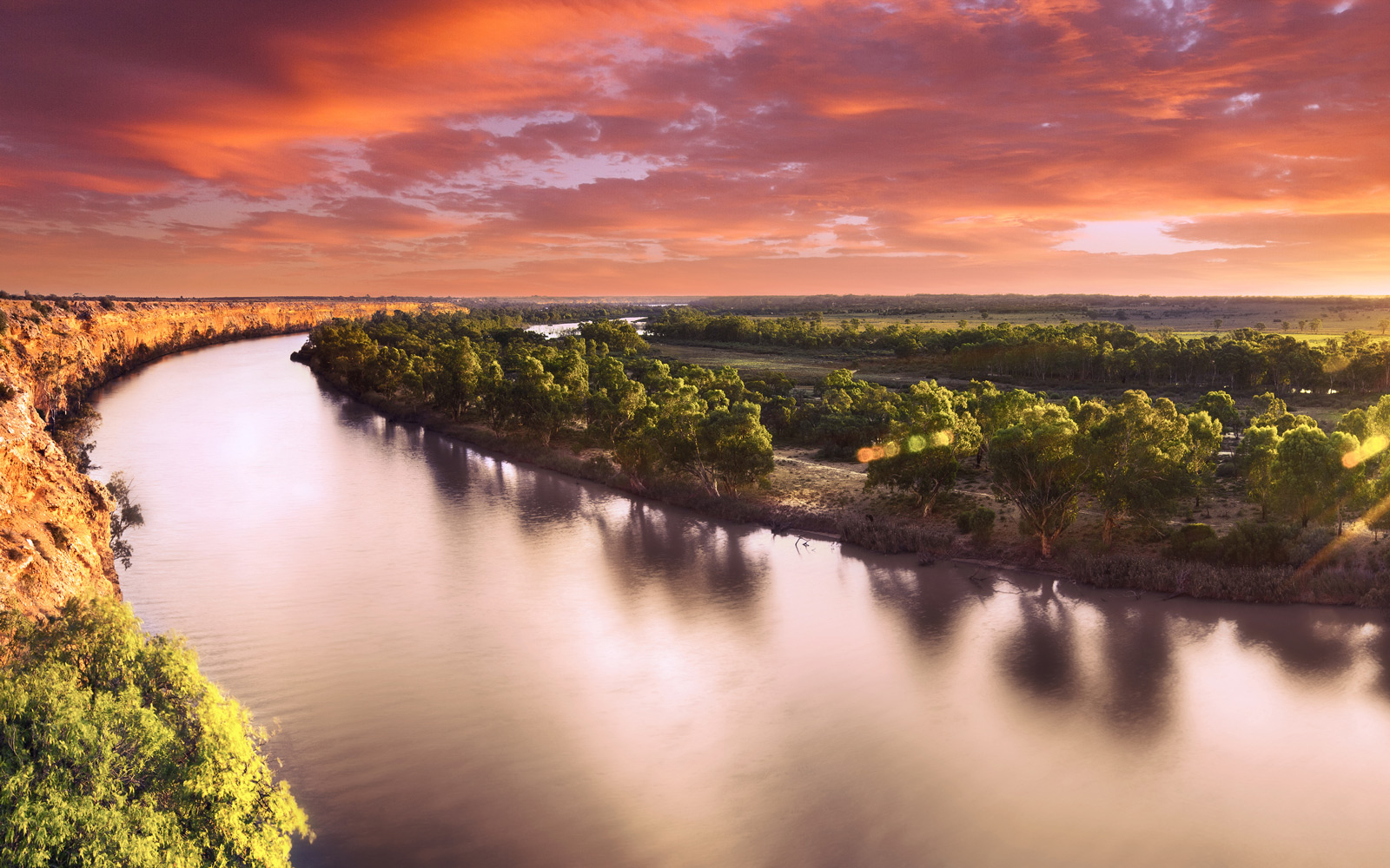 View of an Australian river