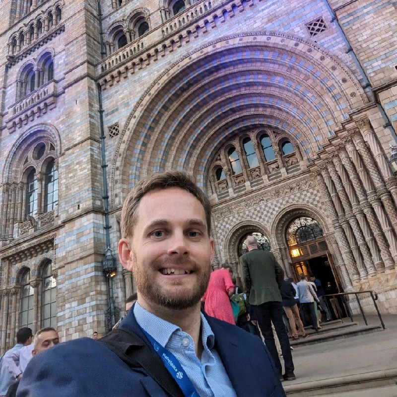 Nick Jones, Technical Director - Geoscience Consulting, at the Natural History Museum